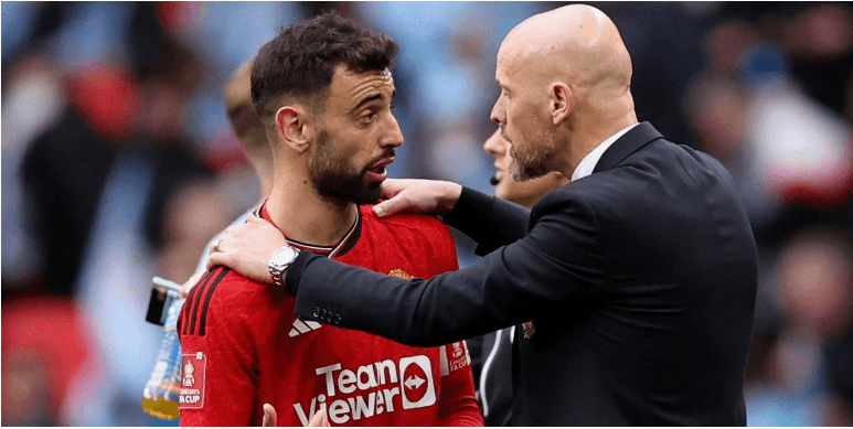 Bruno Fernandes Reflects on Ten Hag’s Departure